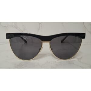 Bob Sdrunk Lizzie Black and Gold Gray Sunglasses - NEW